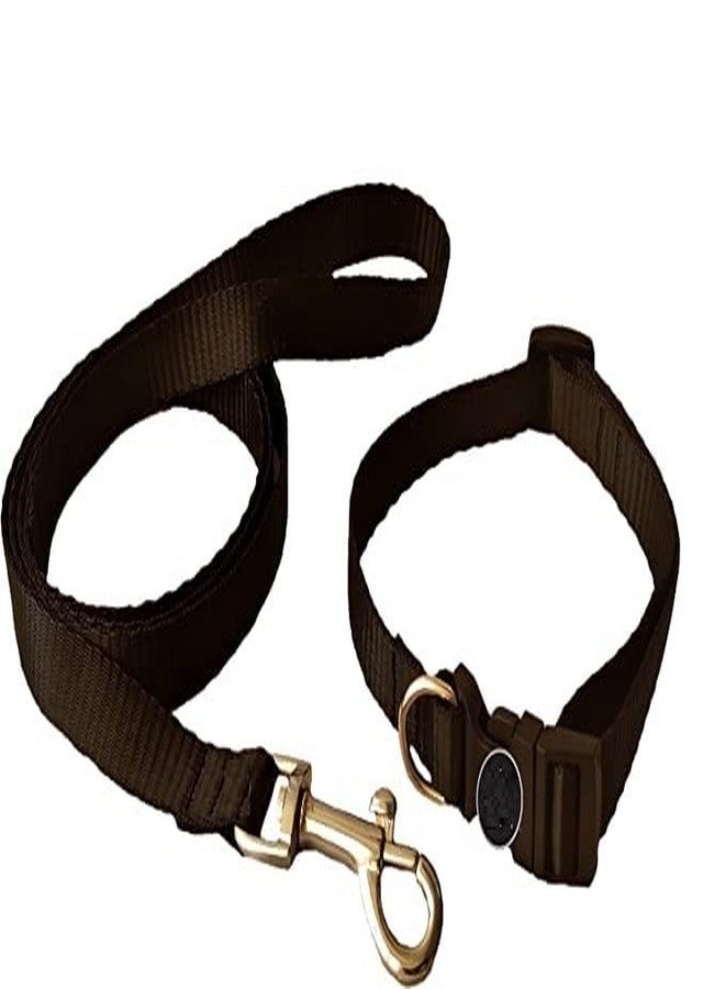 BohoBark Reflective Nylon Collar and Leash and Breathable Collar Set Ideal for Playing and Training Puppy, Dogs and Cats (Black, Small) - Image 2